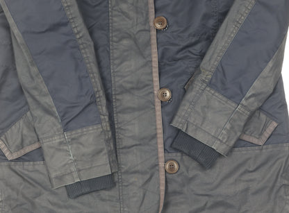 Next Women's Blue Parka Coat, Size 12, Hooded Casual