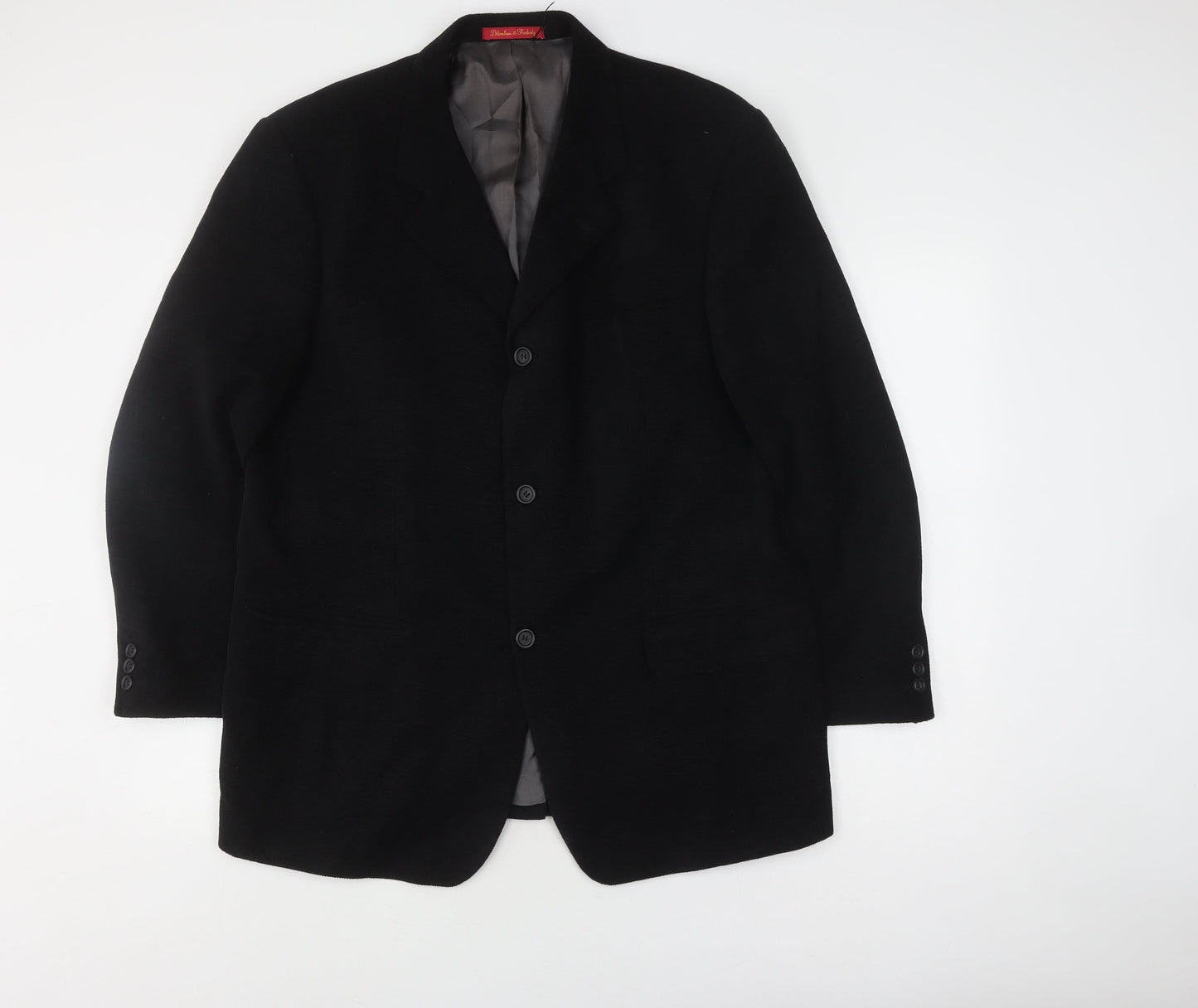 Mens UK Size 42 Debenham & Freebody Regular Black Suit Jacket