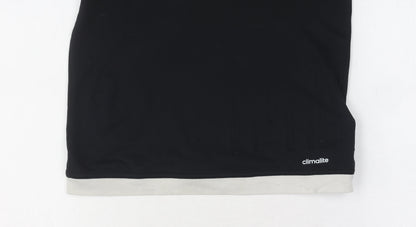 Adidas Boys' Black 9-10 T-Shirt, Climalite, Breathable