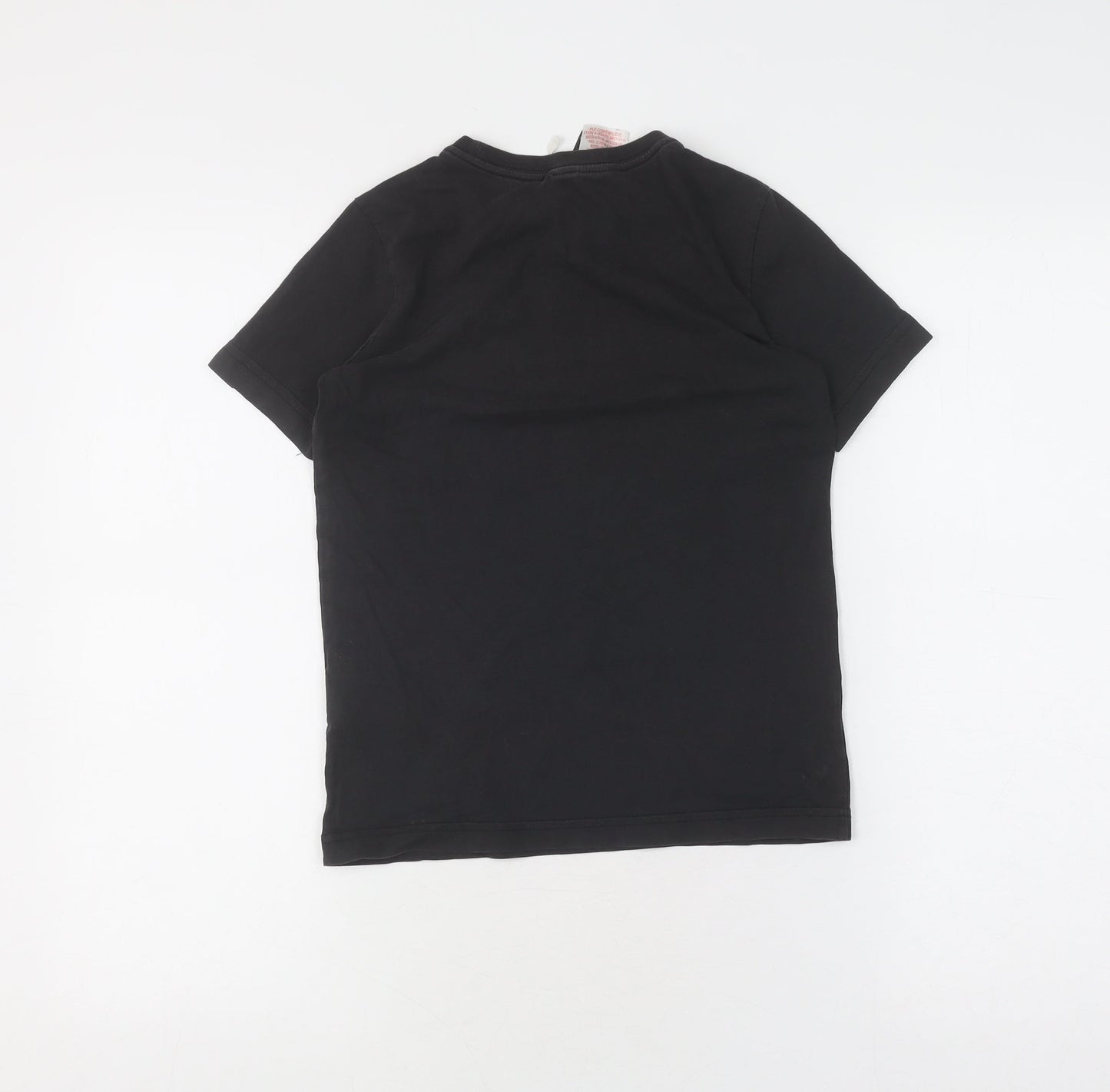 Adidas Boys Black Logo T-Shirt, 9-10 Years, Short Sleeve