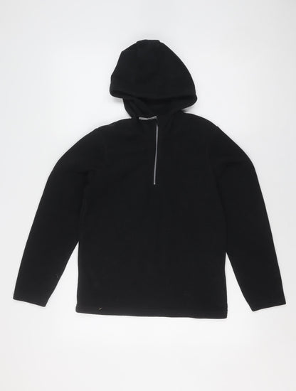 Mountain Warehouse Boys Black Fleece Hoodie 11-12 Years