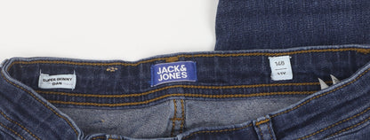 Jack & Jones Unisex Kids Blue Skinny Jeans - Size 11 Years