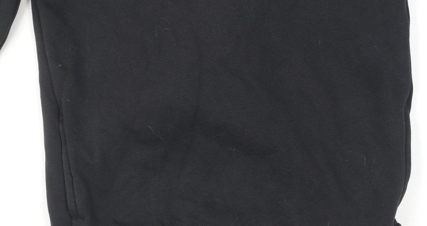 Puma Boys Black Hoodie Pullover 11-12 Years Sports Logo