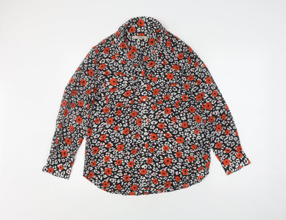 Banana Republic Women's Floral Blouse, S Petites, Multicoloured