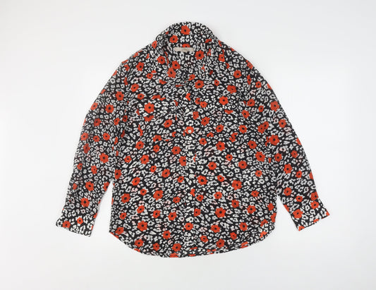 Banana Republic Women's Floral Blouse, S Petites, Multicoloured