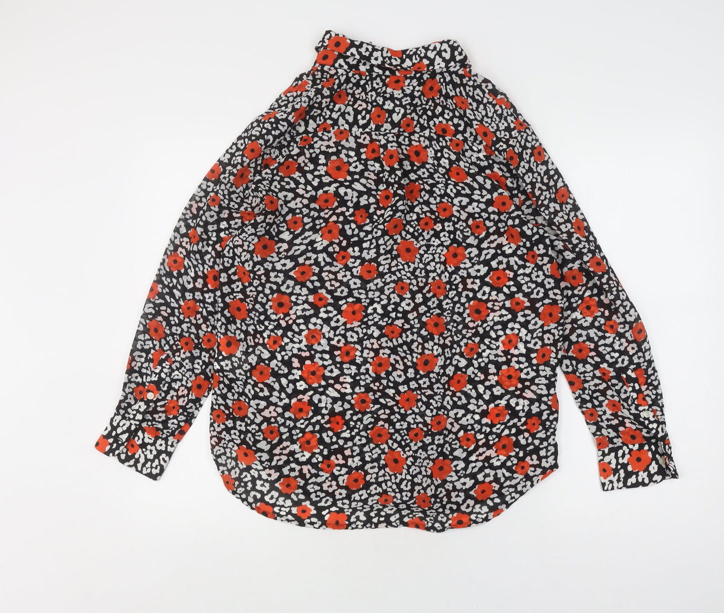 Banana Republic Women's Floral Blouse, S Petites, Multicoloured