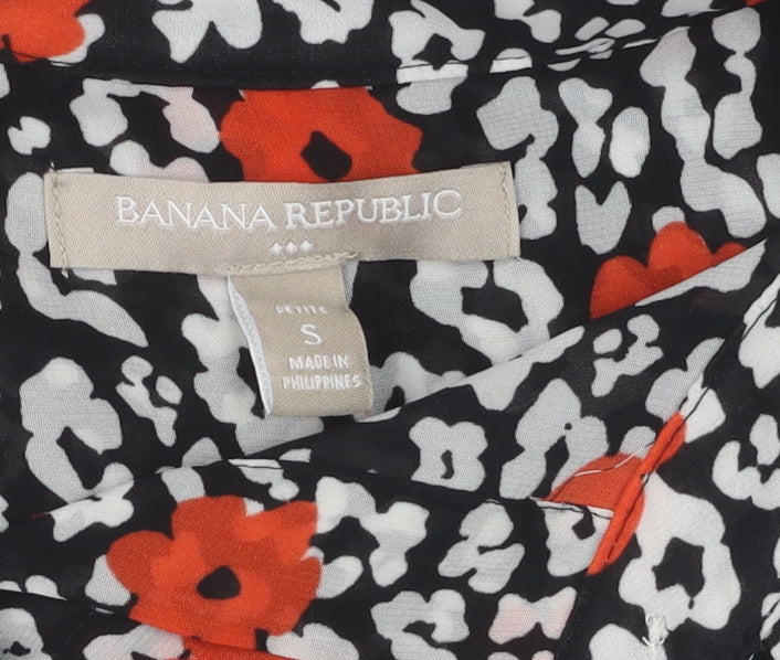 Banana Republic Women's Floral Blouse, S Petites, Multicoloured