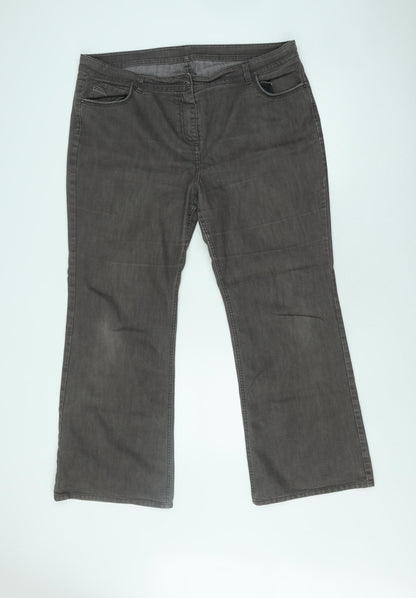 Marks and Spencer Men's Brown Regular Fit Jeans, Size 20