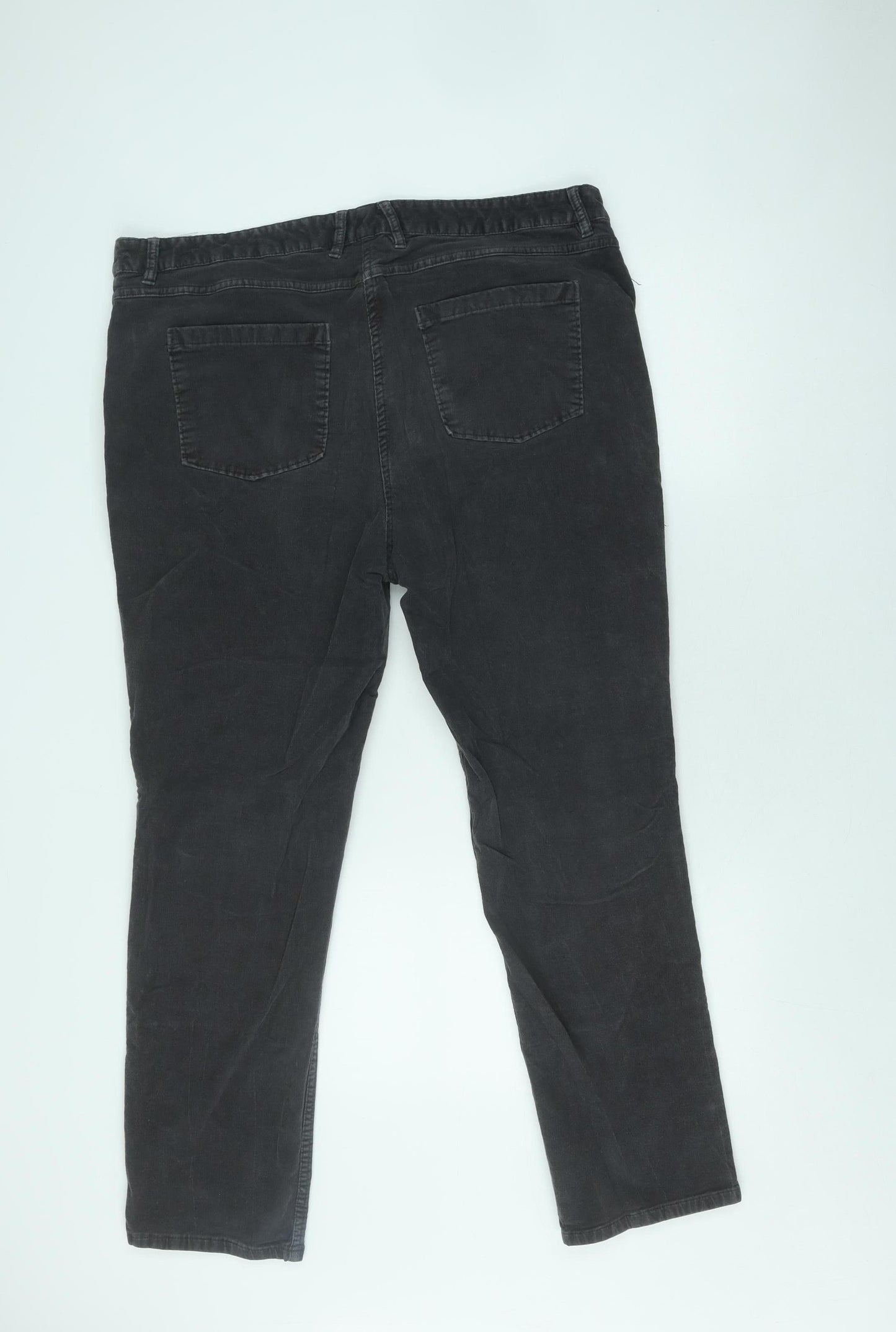 Womens UK Size 20 Marks and Spencer Regular Fit  Grey Trousers