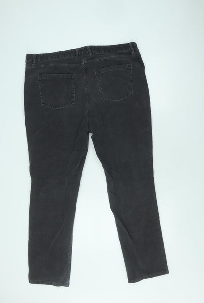 Womens UK Size 20 Marks and Spencer Regular Fit  Grey Trousers