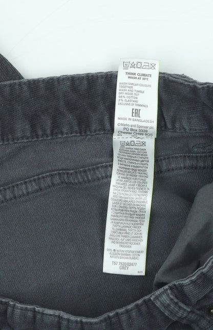 Womens UK Size 20 Marks and Spencer Regular Fit  Grey Trousers