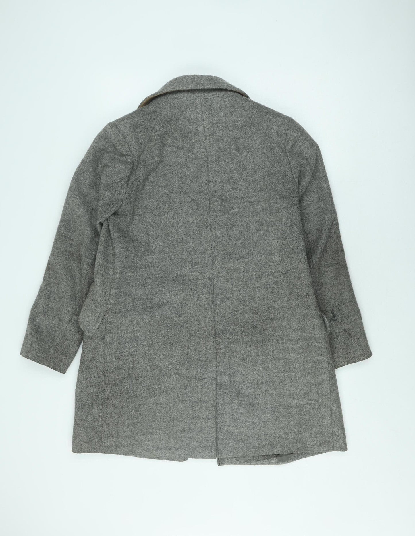 Womens UK Size 8 Dorothy Perkins Grey Pea Coat Coat