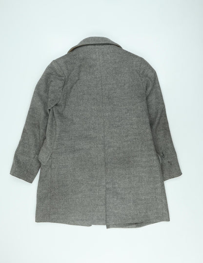 Womens UK Size 8 Dorothy Perkins Grey Pea Coat Coat