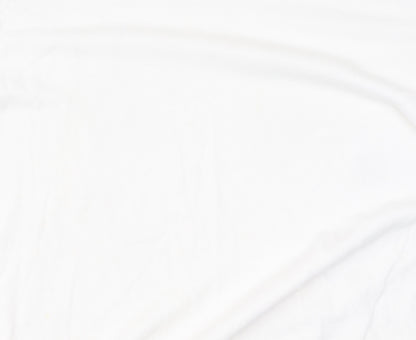 GAP Women's Ivory V-Neck Cotton Pullover Jumper S