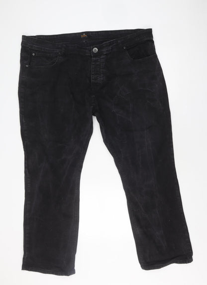 Z.E. Enzo Men's Black Straight Jeans 46