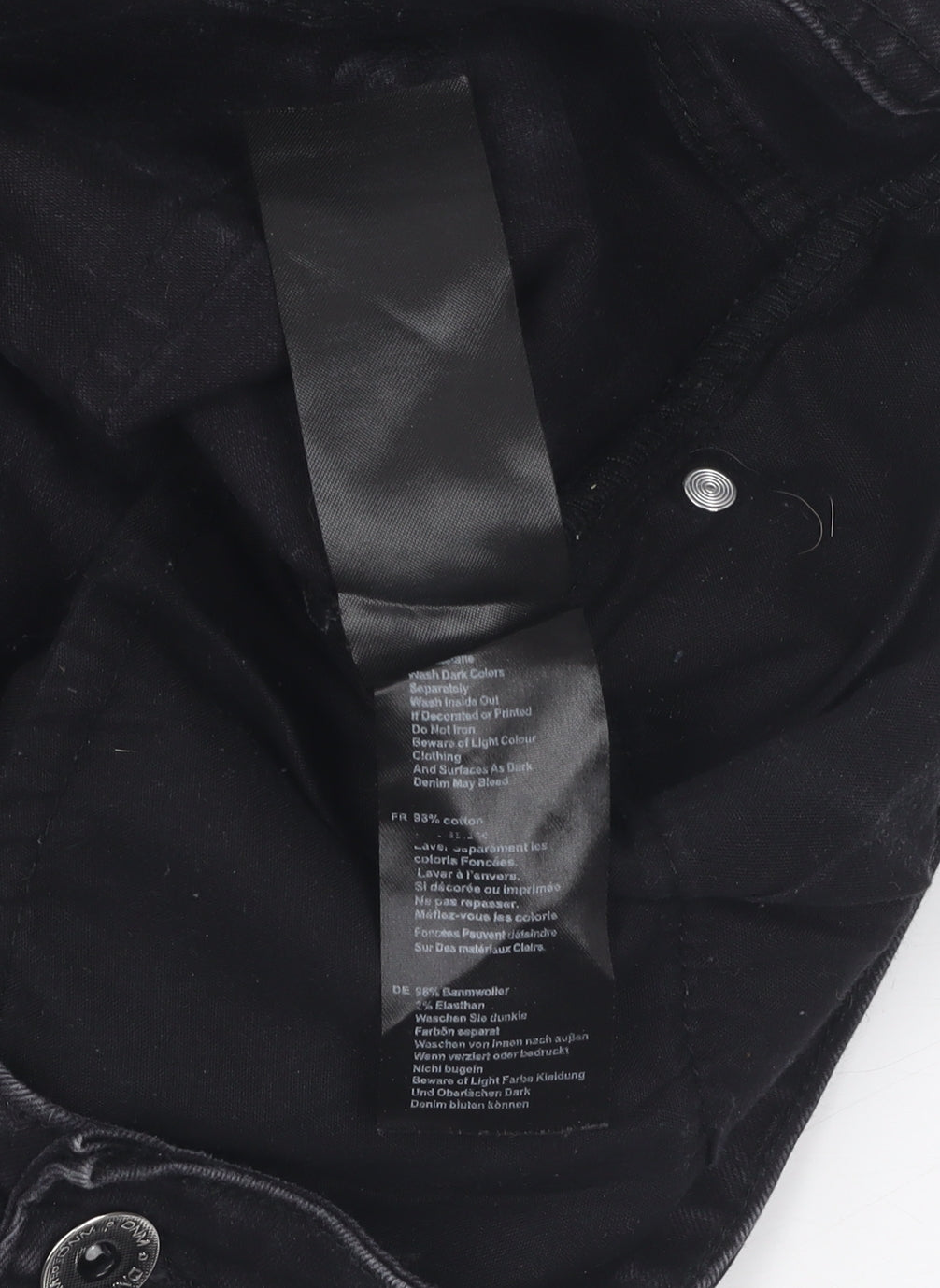 Z.E. Enzo Men's Black Straight Jeans 46