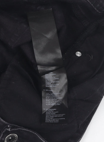 Z.E. Enzo Men's Black Straight Jeans 46