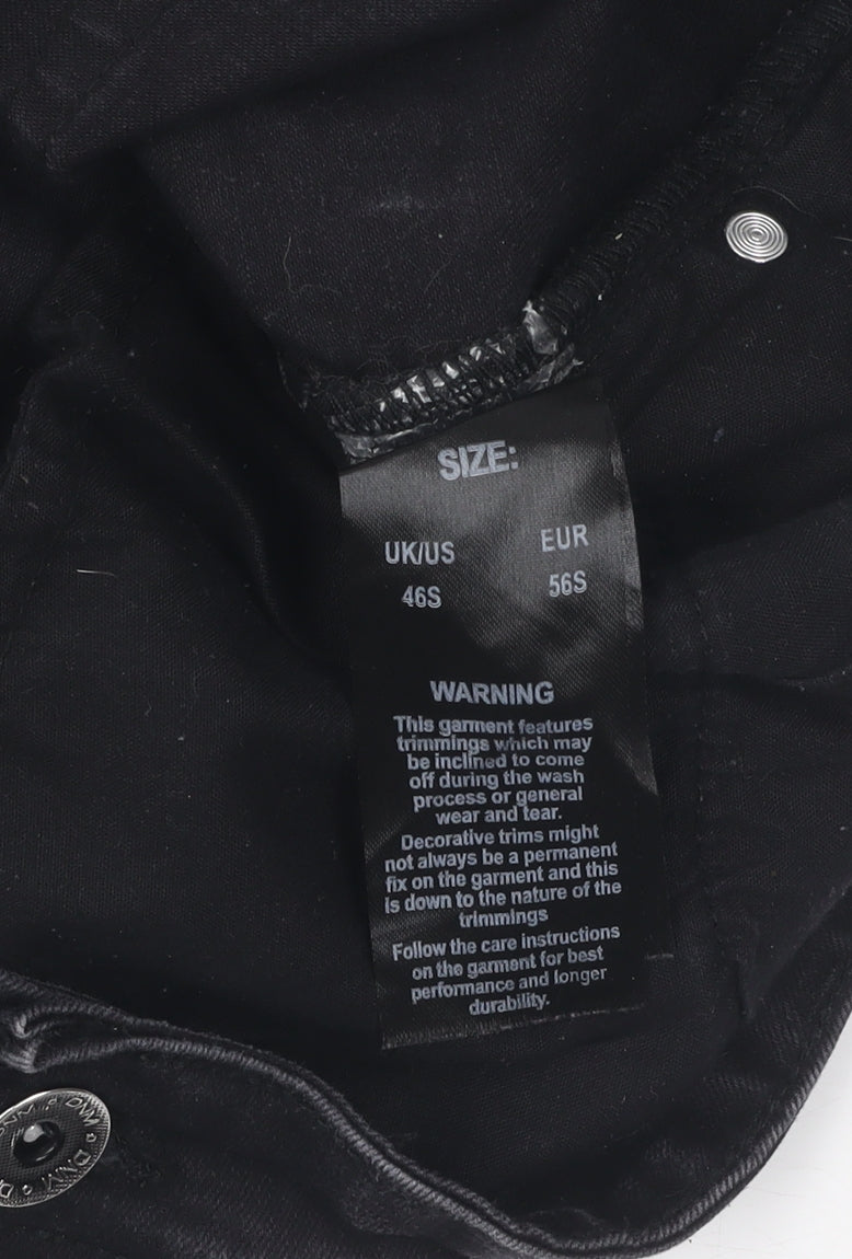 Z.E. Enzo Men's Black Straight Jeans 46