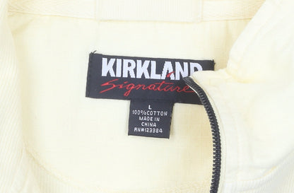 Kirkland Signature Ivory L Unisex Cotton Sweatshirt