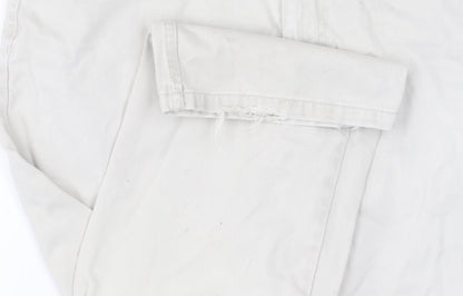 Zenos Women's White Straight Jeans Size XL