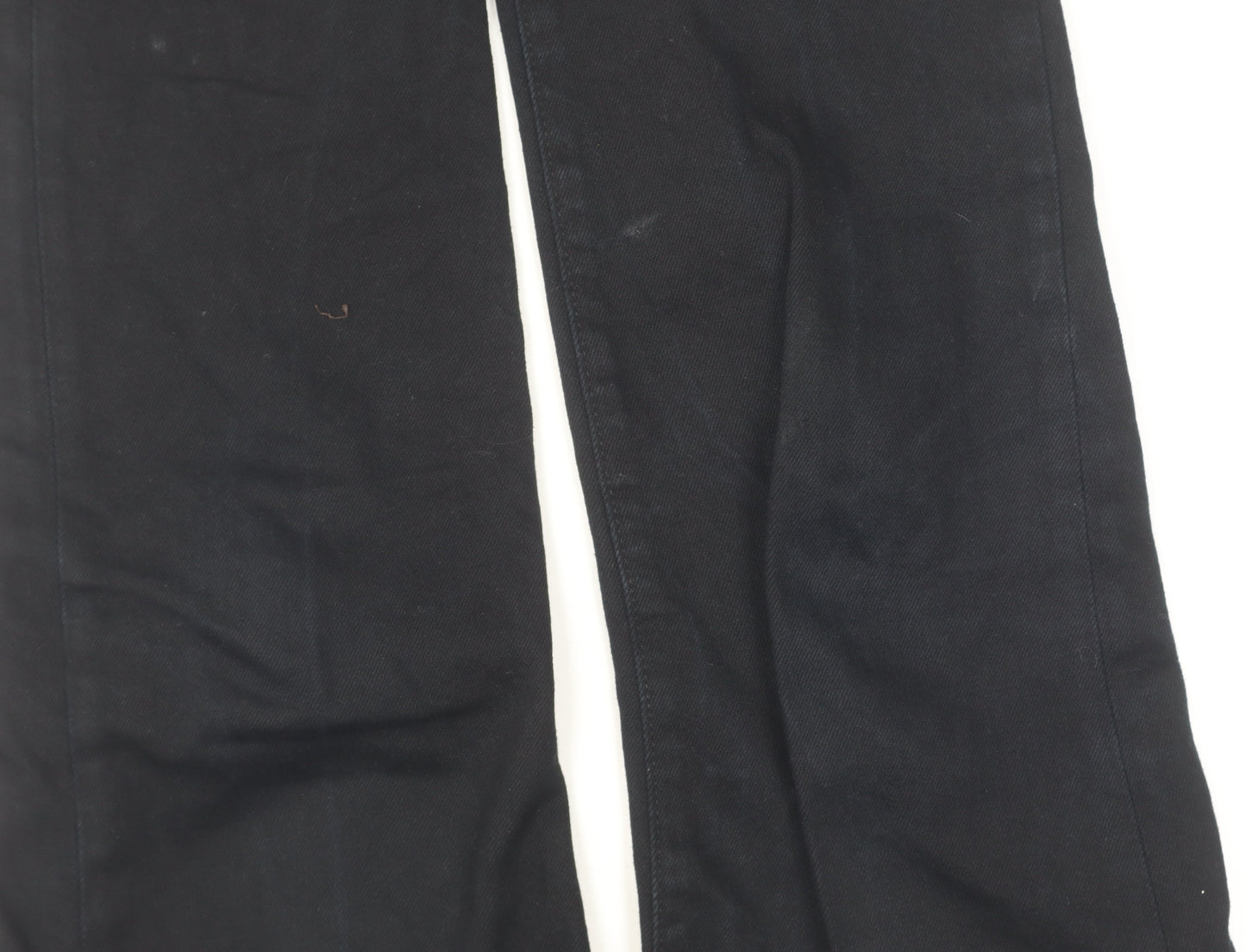 Womens UK Size 8 H&M Regular Fit Straight Black Jeans