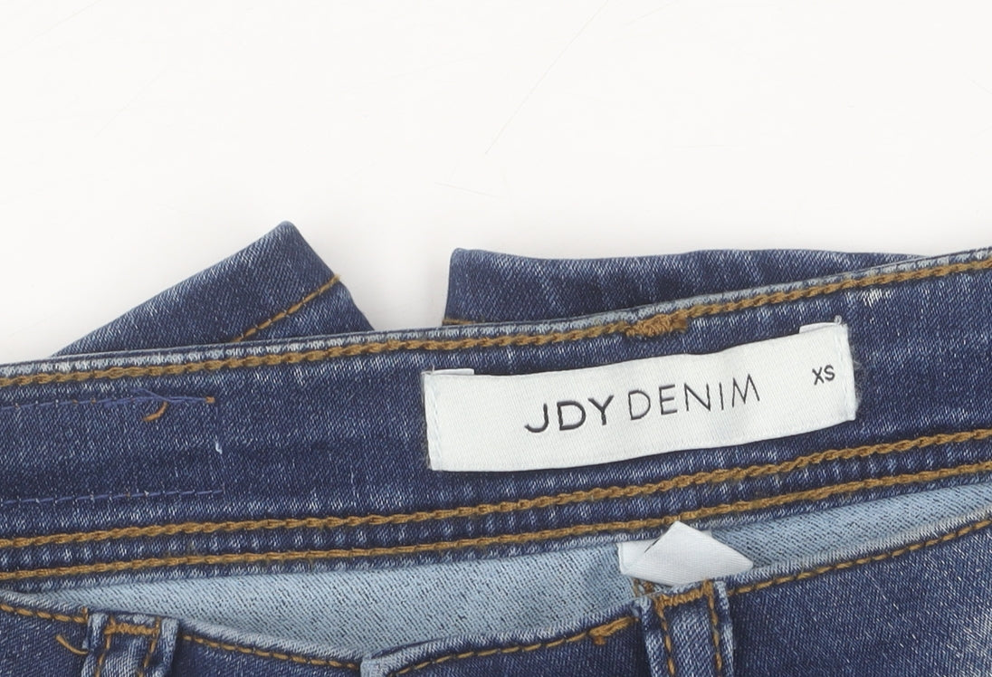 JDY Denim Womens Blue Casual Shorts Size 6