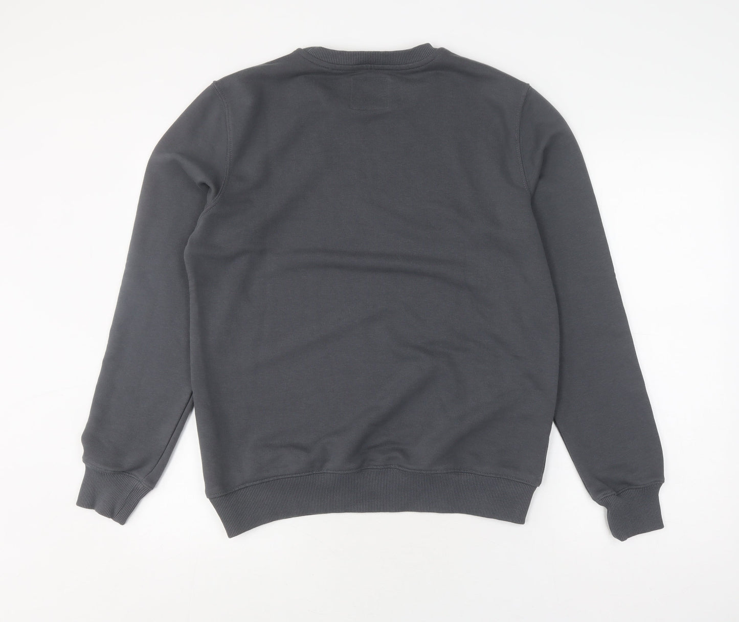S-Ponder Grey Cotton Unisex Art Sweatshirt L