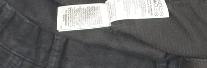 Marks and Spencer Men's Black Trousers, Size 42, Cotton Blend