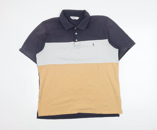 Yves Saint Laurent Men's Multicoloured XL Polo Shirt