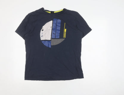 Mens UK Size M HUGO BOSS Blue  T-Shirt