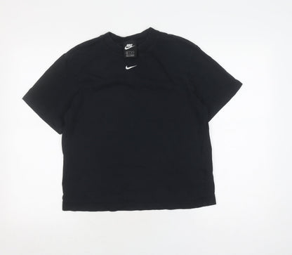Unisex Adults UK Size XS Nike Black Basic T-Shirt