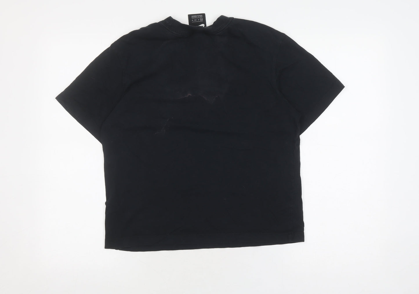 Unisex Adults UK Size XS Nike Black Basic T-Shirt