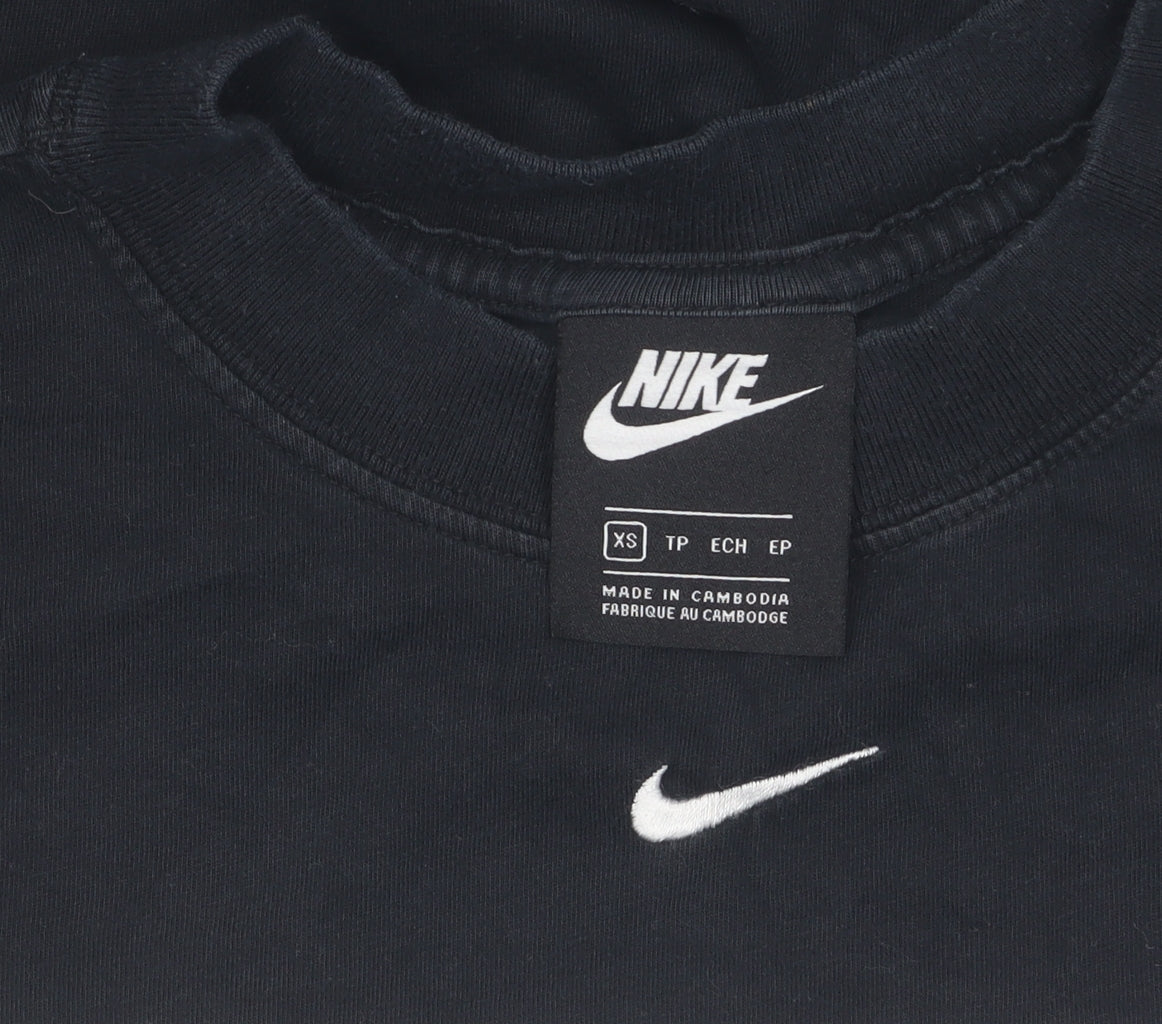 Unisex Adults UK Size XS Nike Black Basic T-Shirt