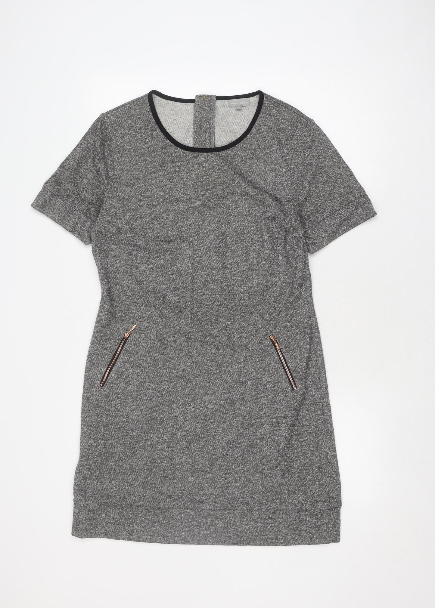 Oliver Bonas Women's Grey Sheath Dress Size 12