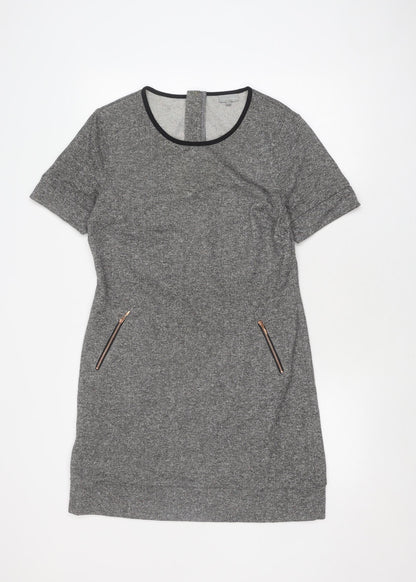 Oliver Bonas Women's Grey Sheath Dress Size 12
