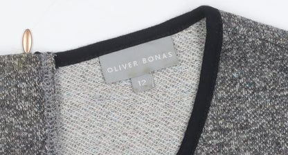 Oliver Bonas Women's Grey Sheath Dress Size 12