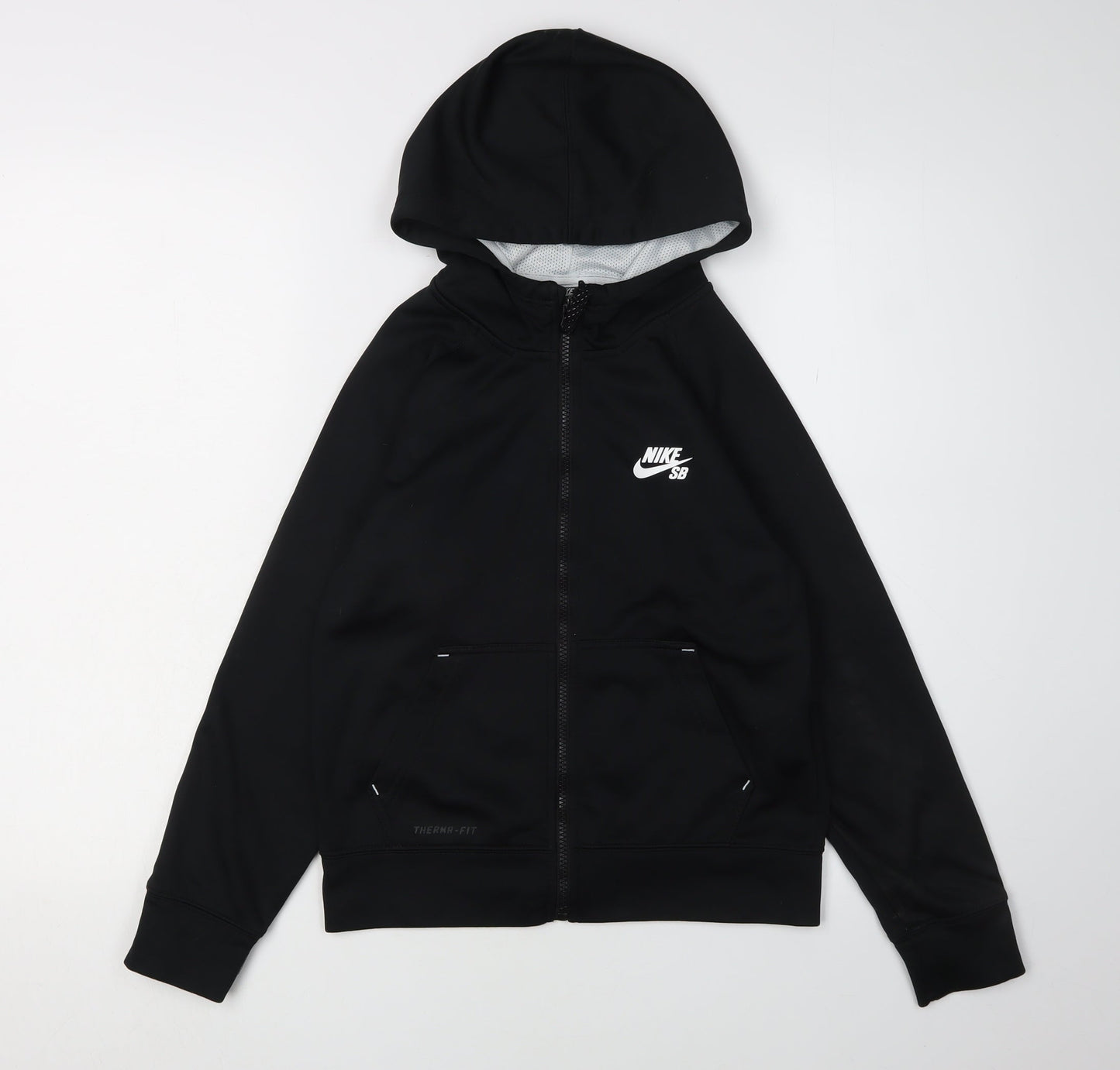 Nike SB Boys Black Full Zip Hoodie 8-10 Years Skateboarding