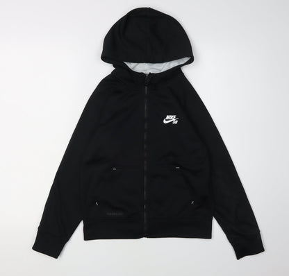 Nike SB Boys Black Full Zip Hoodie 8-10 Years Skateboarding