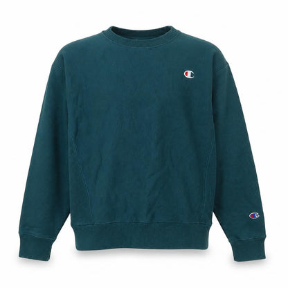 Mens UK Size M Champion Green Pullover Sweatshirt