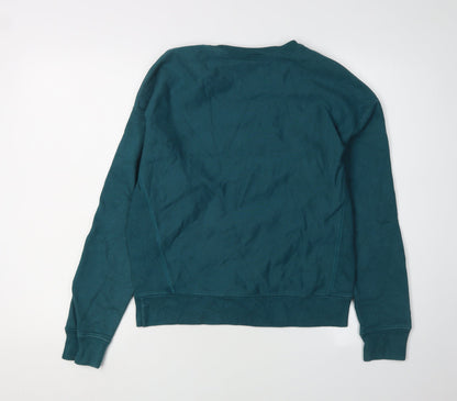 Mens UK Size M Champion Green Pullover Sweatshirt