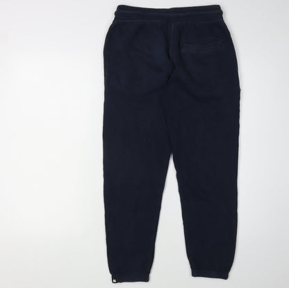 Money Men's Blue Joggers - Size S, Casual Cotton Comfort
