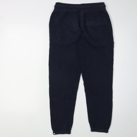 Money Men's Blue Joggers - Size S, Casual Cotton Comfort