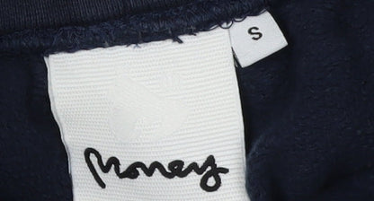 Money Men's Blue Joggers - Size S, Casual Cotton Comfort