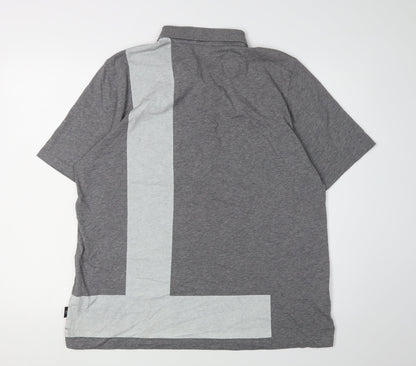 Ted Baker Men’s Grey Short Sleeve Polo - Size 5