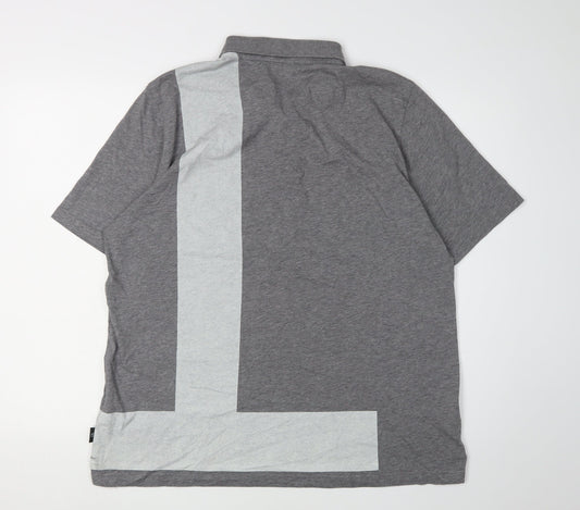 Ted Baker Men’s Grey Short Sleeve Polo - Size 5