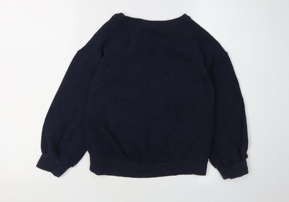 Next Boys Blue Christmas Cartoon Sweatshirt 9 Years
