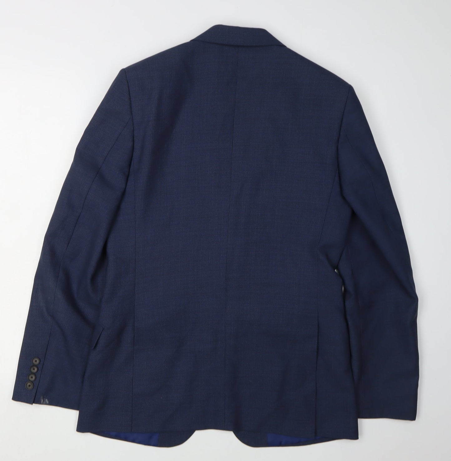 Mens UK Size 36 Marks and Spencer Regular Blue Suit Jacket
