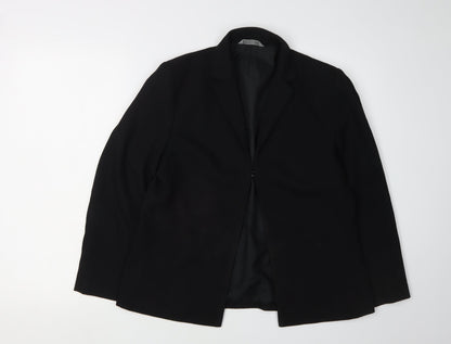 Marks and Spencer Women's Black Suit Jacket, Size 12