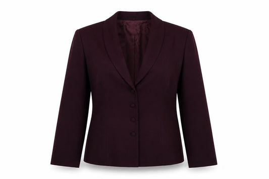 Womens UK Size 12 Jacques Vert Regular Purple Blazer