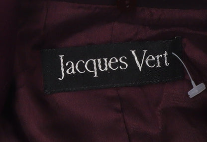 Jacques Vert Women's Purple Blazer, Size 12, Workwear